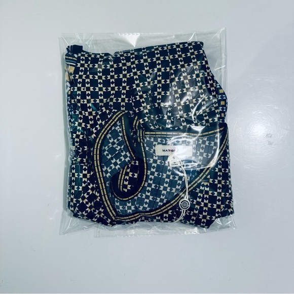 Max Studio NWT Geometric Sheath Midi Dress, Women’s Size Small, Pleated Skirt - Picture 16 of 16